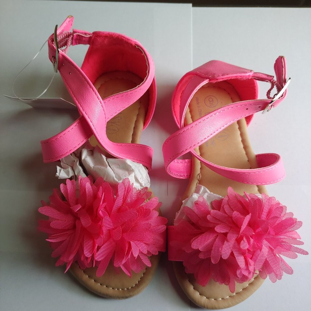 Sale !! Toddler Colorful Cross Strap Summer Sandal